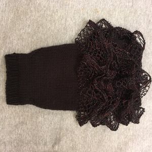 Handmade high fashion ruffled dog sweater NWOT